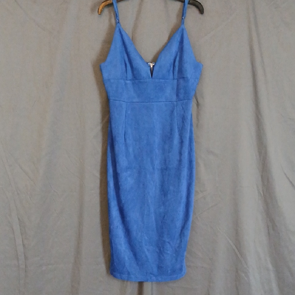 Lulu's Blue Midi Dress